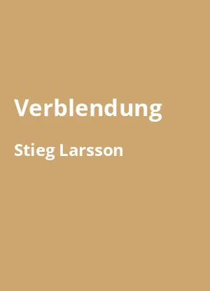 Verblendung - Buchzusammenfassung auf Deutsch