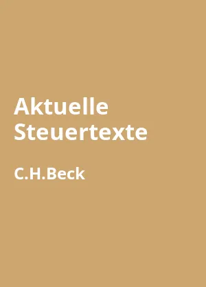 Aktuelle Steuertexte