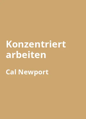 Konzentriert arbeiten