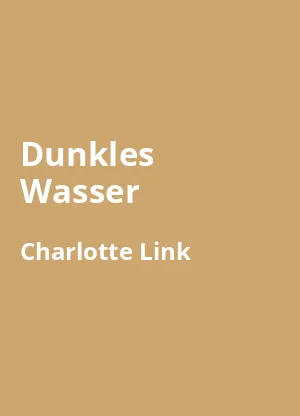 Dunkles Wasser