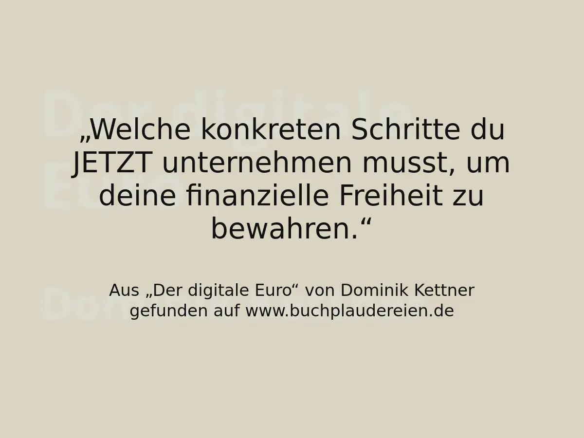 Welche konkreten Schritte du JETZT unternehmen musst, um deine finanzielle Freiheit zu bewahren.