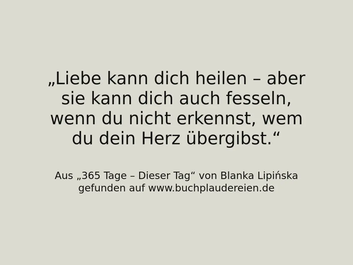 Liebe kann dich heilen – aber sie kann dich auch fesseln, wenn du nicht erkennst, wem du dein Herz übergibst.