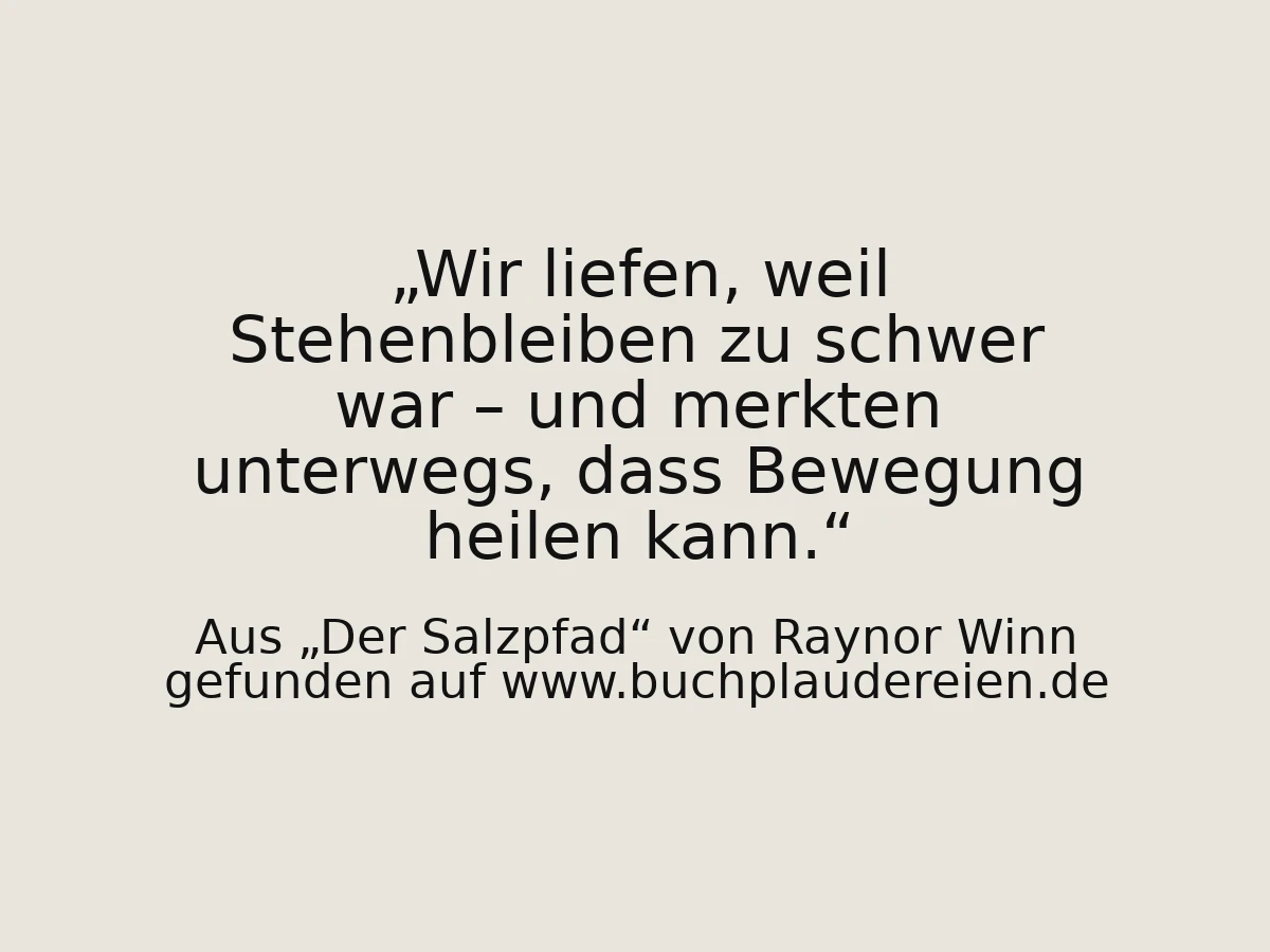 Wir liefen, weil Stehenbleiben zu schwer war – und merkten unterwegs, dass Bewegung heilen kann.